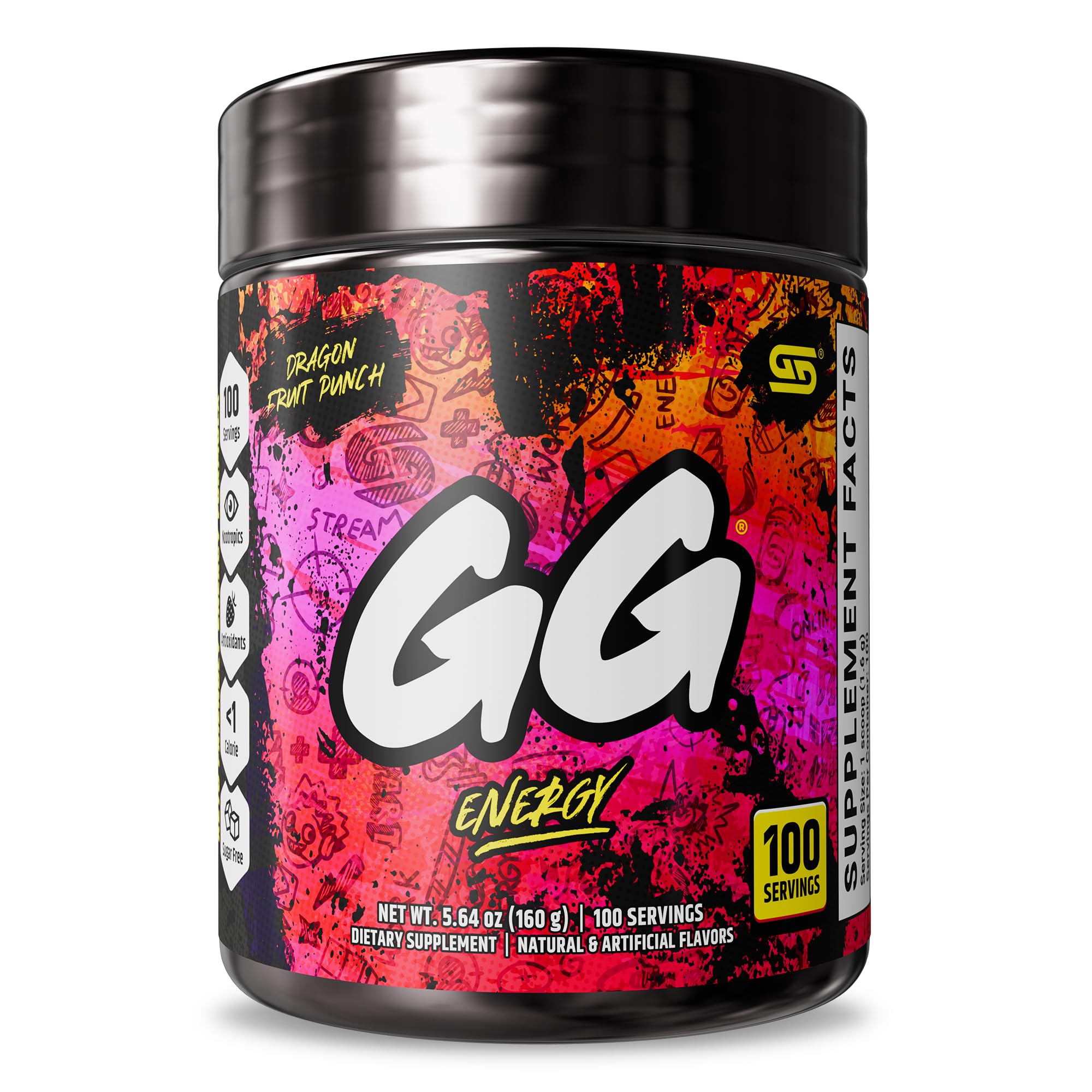 Amazon.com: Gamer Supps GG® Energy - Dragonfruit Punch (100